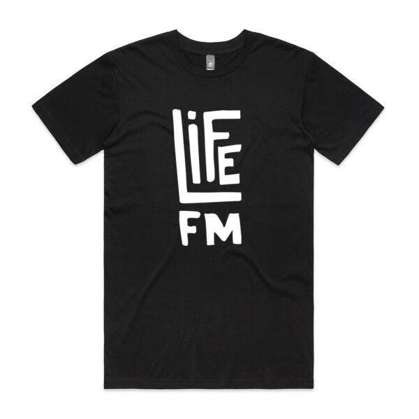 Life FM Logo - Black - ascolour/STAPLE TEE Thumbnail