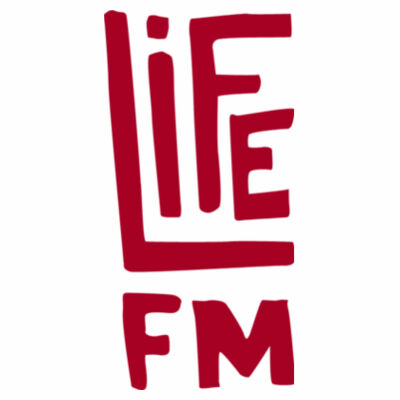 Life FM Logo - White - ascolour/MENS SUPPLY CREW Design